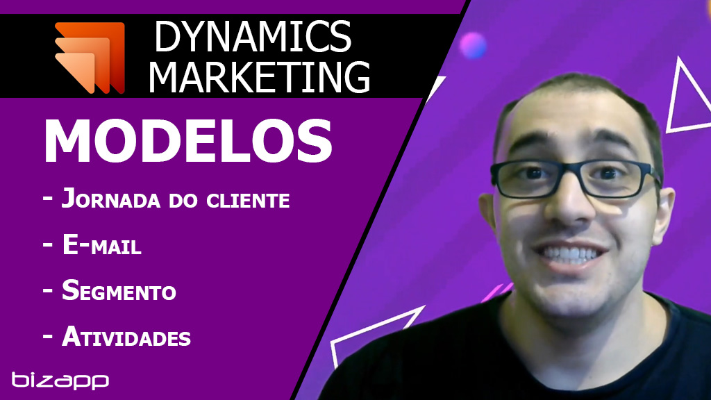 Trabalhando com modelos (Jornada do cliente, E-mail marketing, Segmento e Atividades)